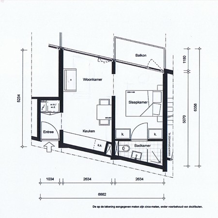 Floor plan - Planciusstraat, 1013 MD Amsterdam 